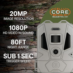 Bushnell CelluCORE 20 dual-SIM setup ensures network flexibility in remote locations