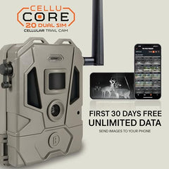 Bushnell CelluCORE 20 wireless connectivity enables remote image alerts to your device