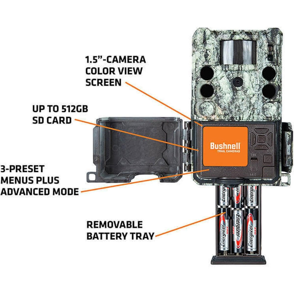 Bushnell CORE S-4K energy-efficient power management for longer field sessions