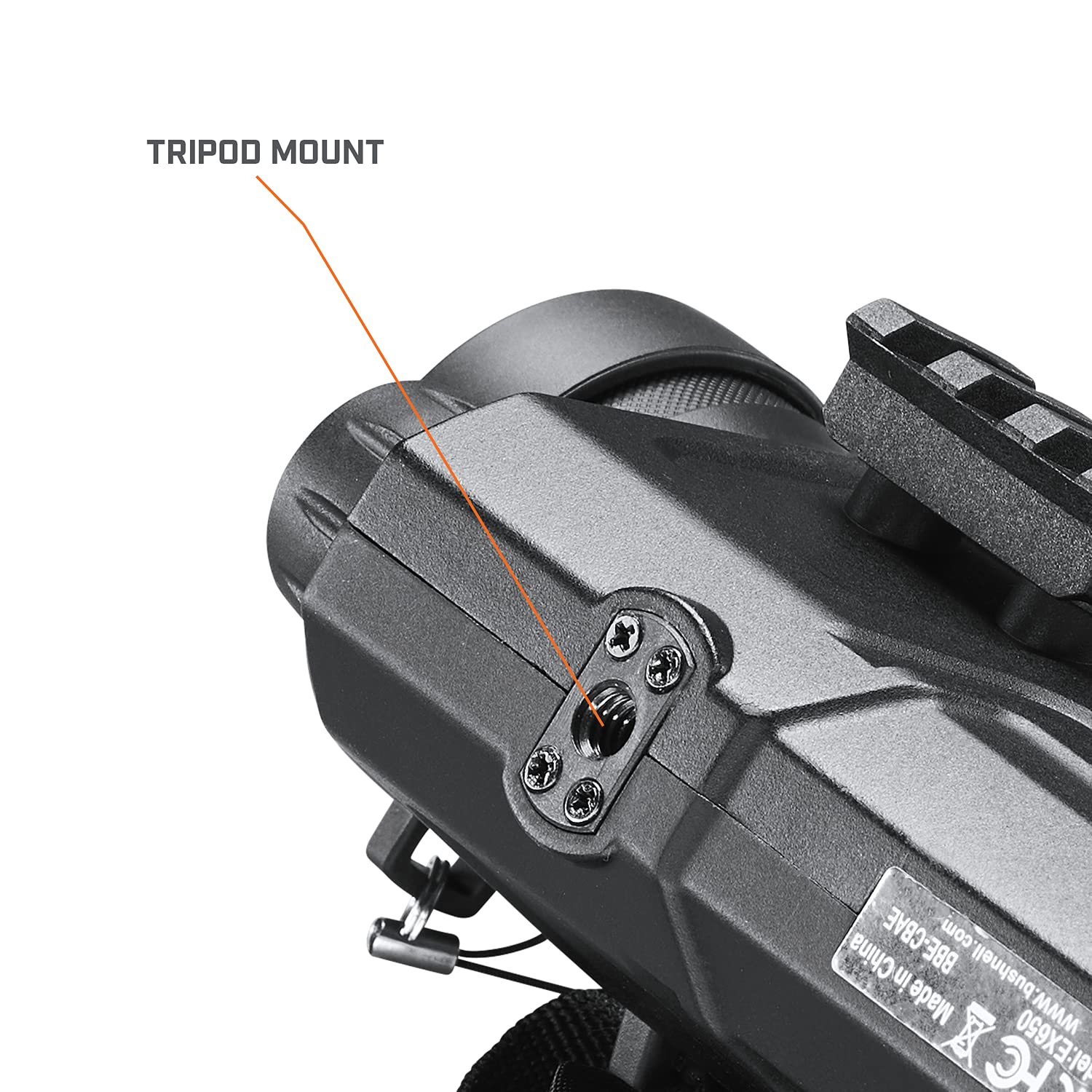 Bushnell quality optics branding and packaging