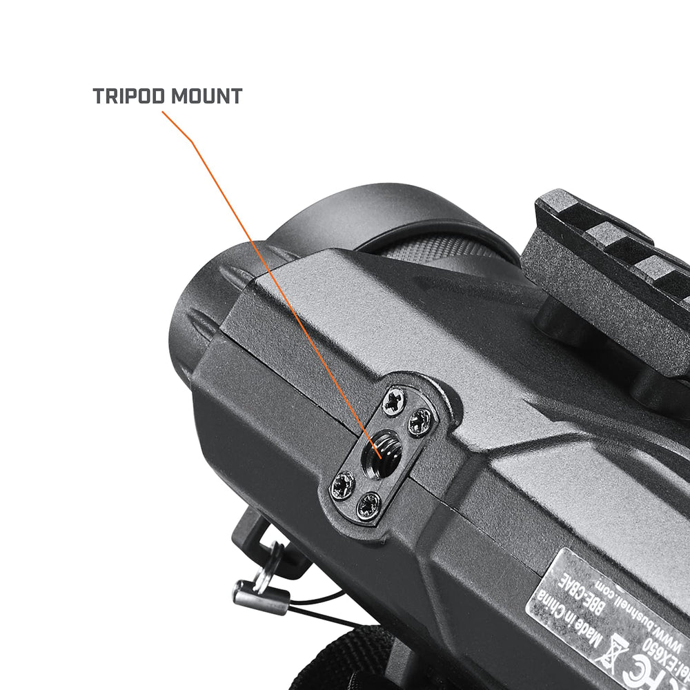 Bushnell quality optics branding and packaging