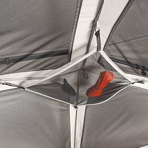 Bushnell Instant Tent durable fabric guards against wear on outdoor trips.