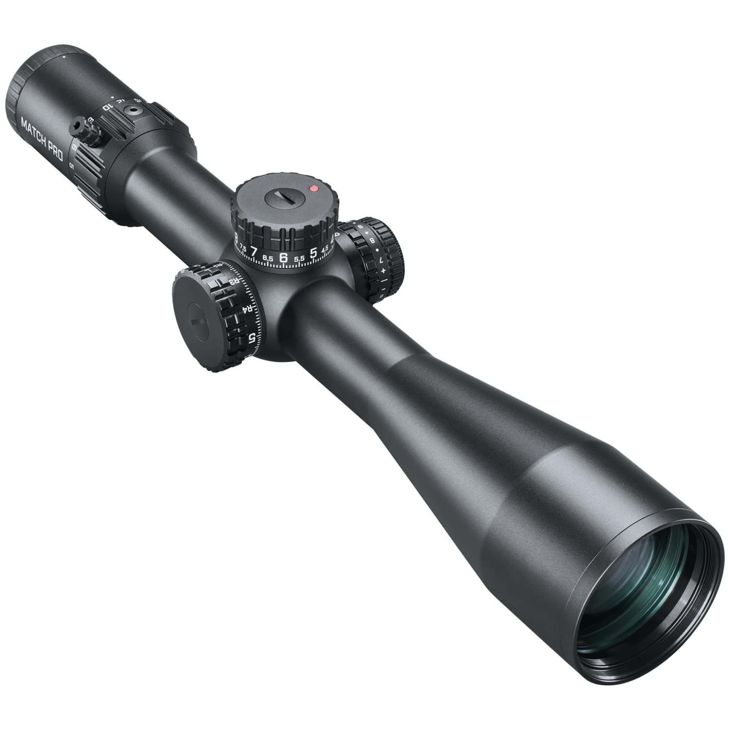 Profile view of Bushnell Match Pro ED 5-30x56 riflescope