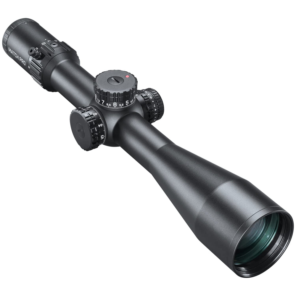 Profile view of Bushnell Match Pro ED 5-30x56 riflescope
