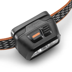 Bushnell Power+ 500L headlamp with rechargeable battery for easy recharging on the go