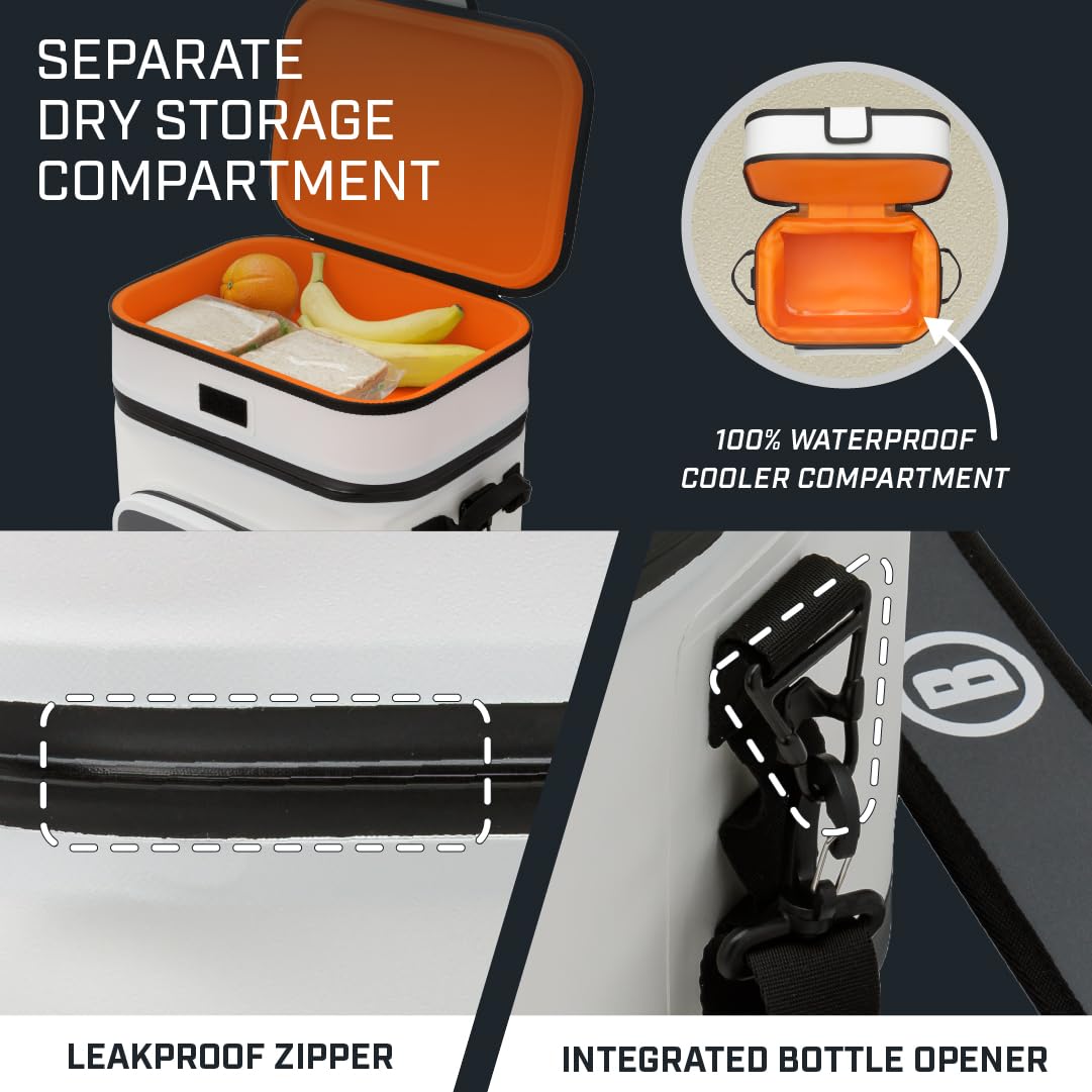 Bushnell Soft Cooler features a 3D front pocket with hook-and-loop for secure items.
