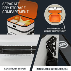 Bushnell Soft Cooler features a 3D front pocket with hook-and-loop for secure items.