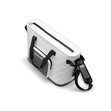 Bushnell Soft Cooler in beach setup ready for day trip.