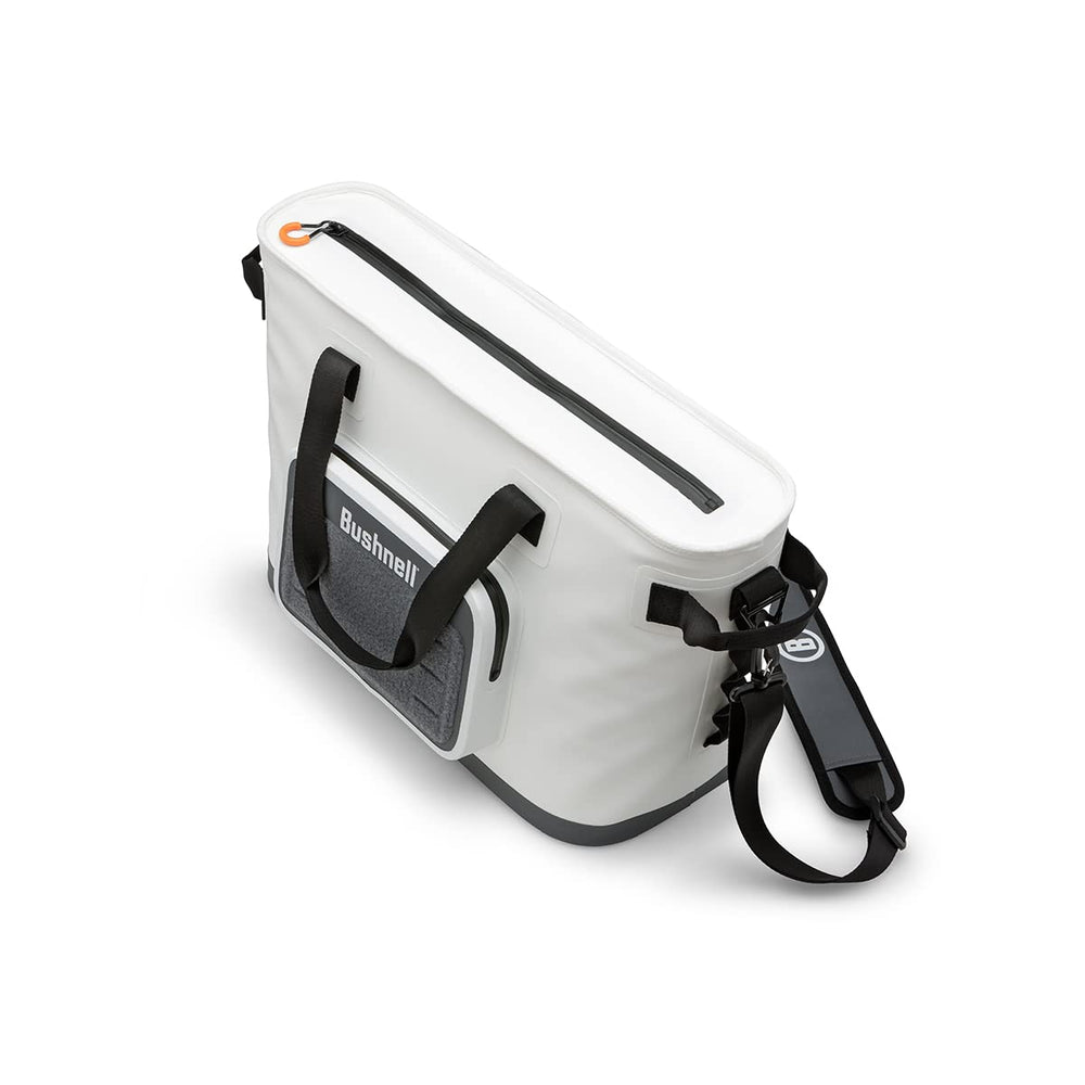 Bushnell Soft Cooler in beach setup ready for day trip.