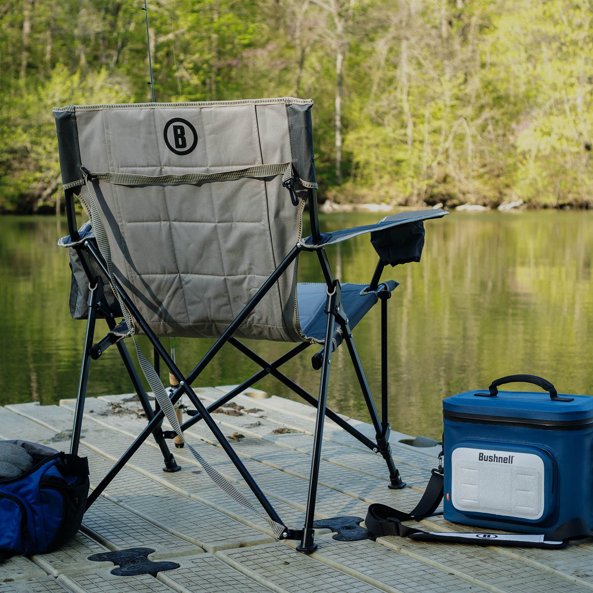 Bushnell front pocket hook loop panel for customization