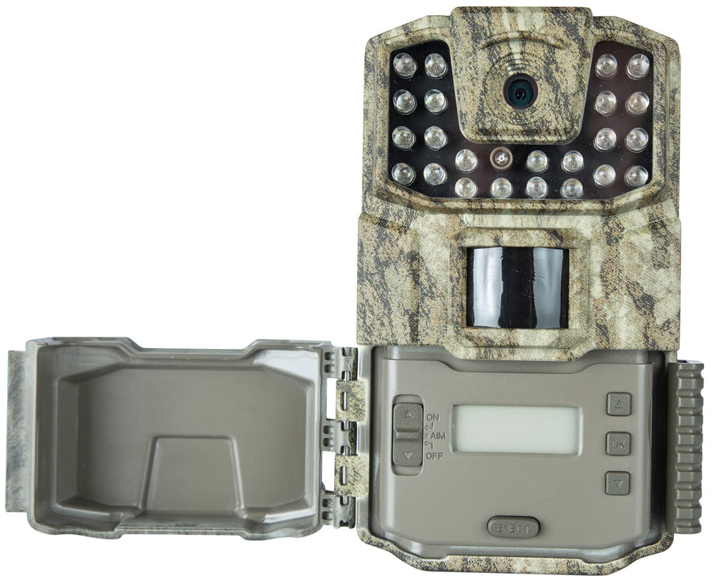 Bushnell SpotOn camouflage side angle enhances hidden wildlife scouting.