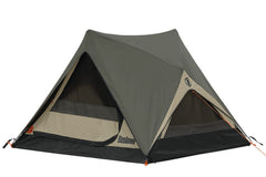 Bushnell Instant Pop-Up 4P hub-style tent with fast deployment for weekend hiking adventures.