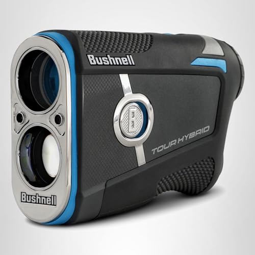 Bushnell Tour Hybrid preloaded with 38,000 courses worldwide for quick course access.