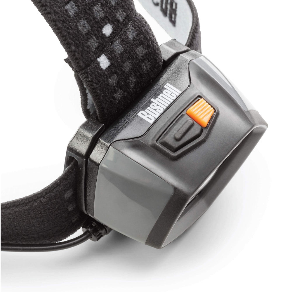 Bushnell TRKR 325L headlamp with multi-color modes for versatile lighting.