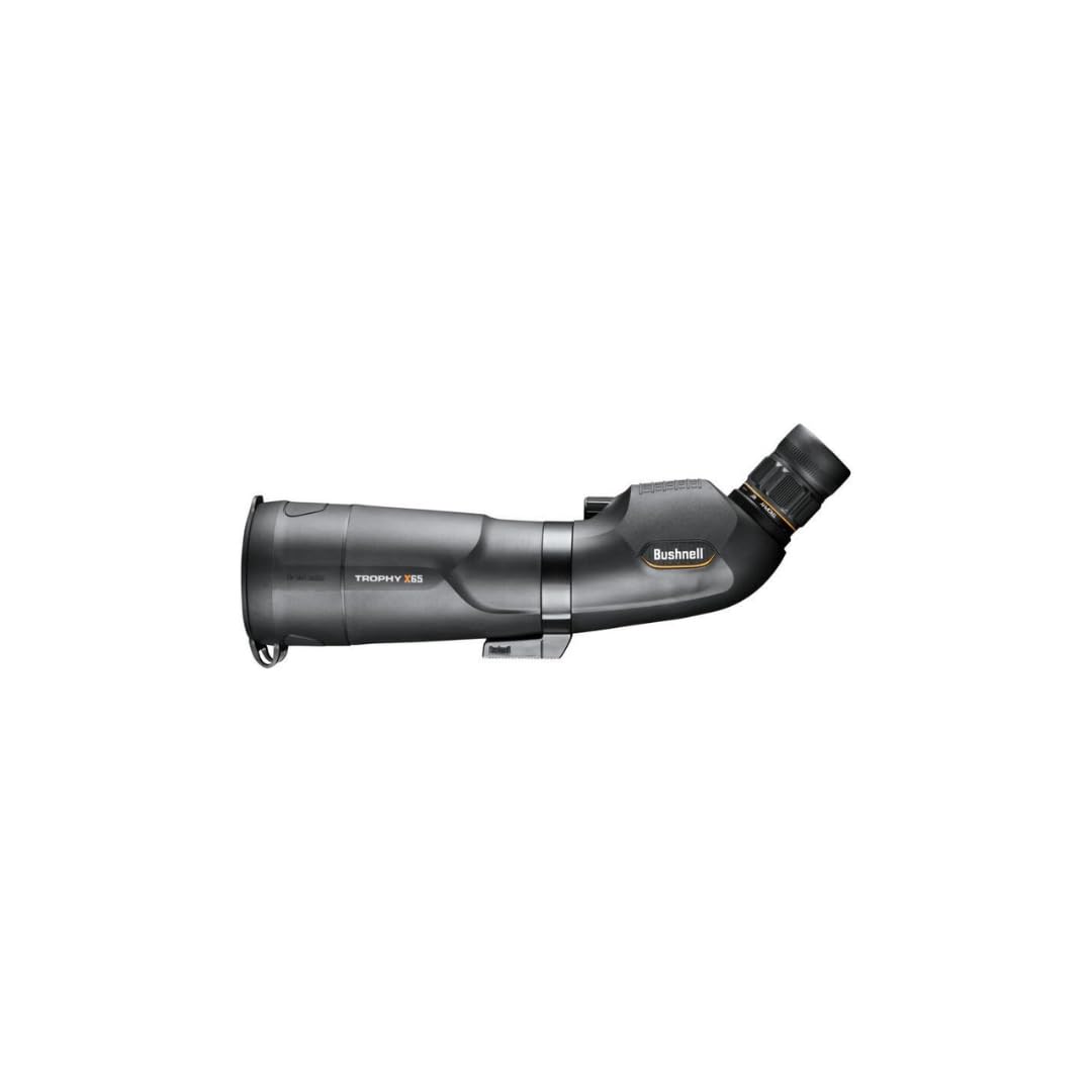 Rugged rubber-armored housing of Bushnell Trophy Xtreme withstands field abuse