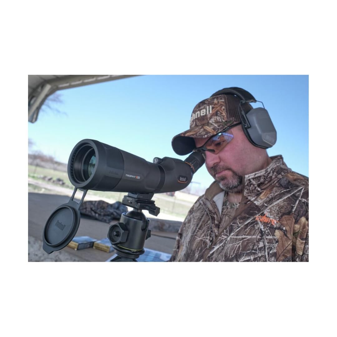 Window mount and tabletop tripod setup for flexible field viewing with Bushnell Trophy Xtreme