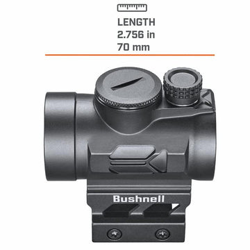 Bushnell TRS-26 26mm footprint offers a wider field for rapid target confirmation.