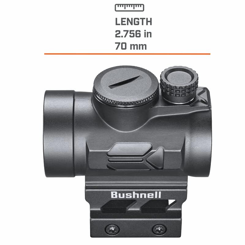Bushnell TRS-26 26mm footprint offers a wider field for rapid target confirmation.