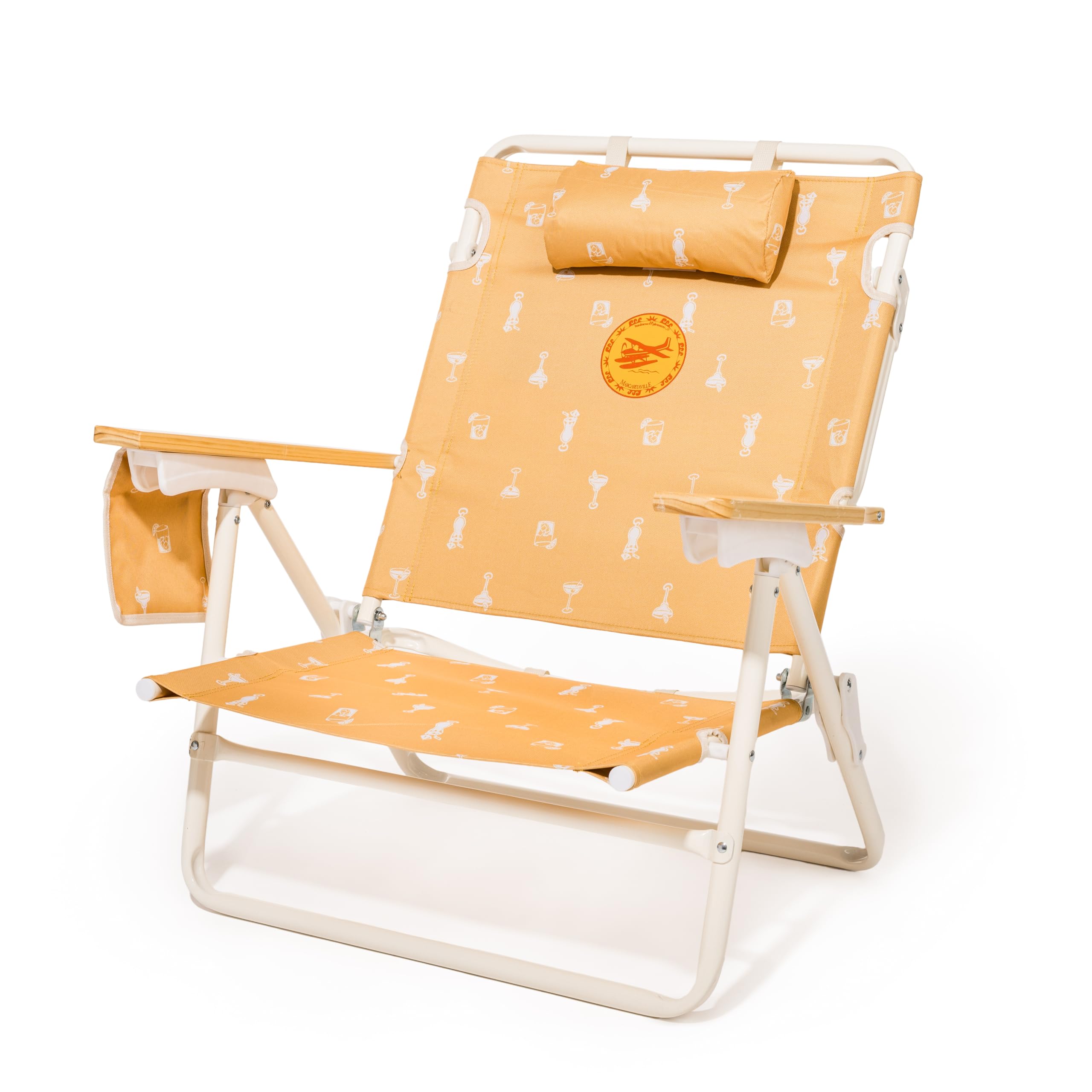 Business and Pleasure Co Margaritaville Manana backpack straps enable easy portability for trips.