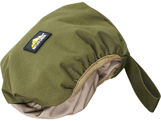 Interior lining and adjustable straps of Butler Creek Element Gun Cover