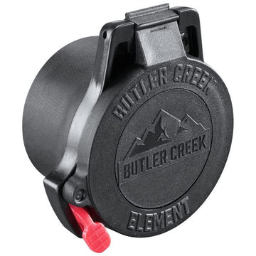 Butler Creek Element Scope Cap Eye Piece 42-47mm black EEP2 front view