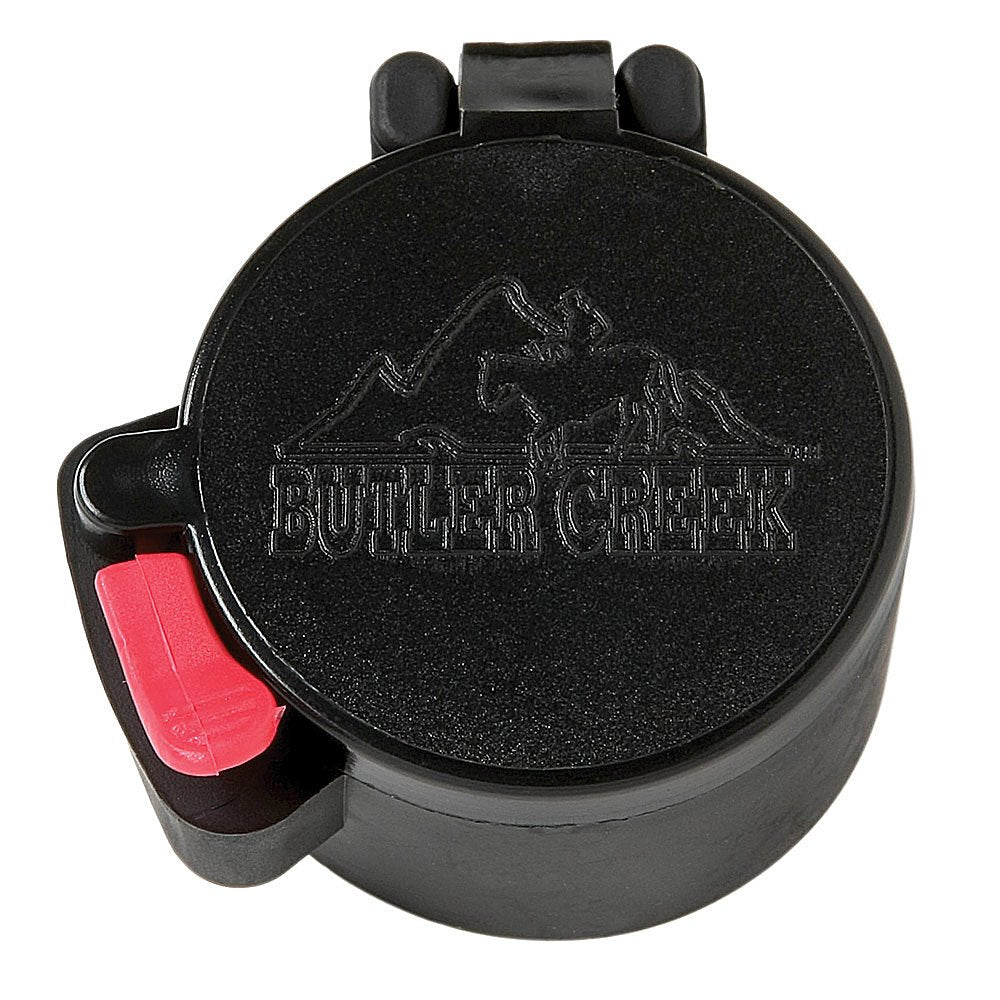Butler Creek eye-piece scope cover closed protecting optics from moisture and dust