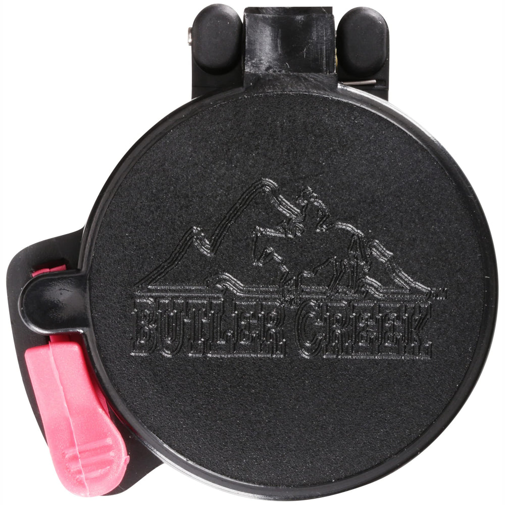 Butler Creek eye piece scope cover in black, size 09A, 1.485 inch (37.7 mm) for scopes