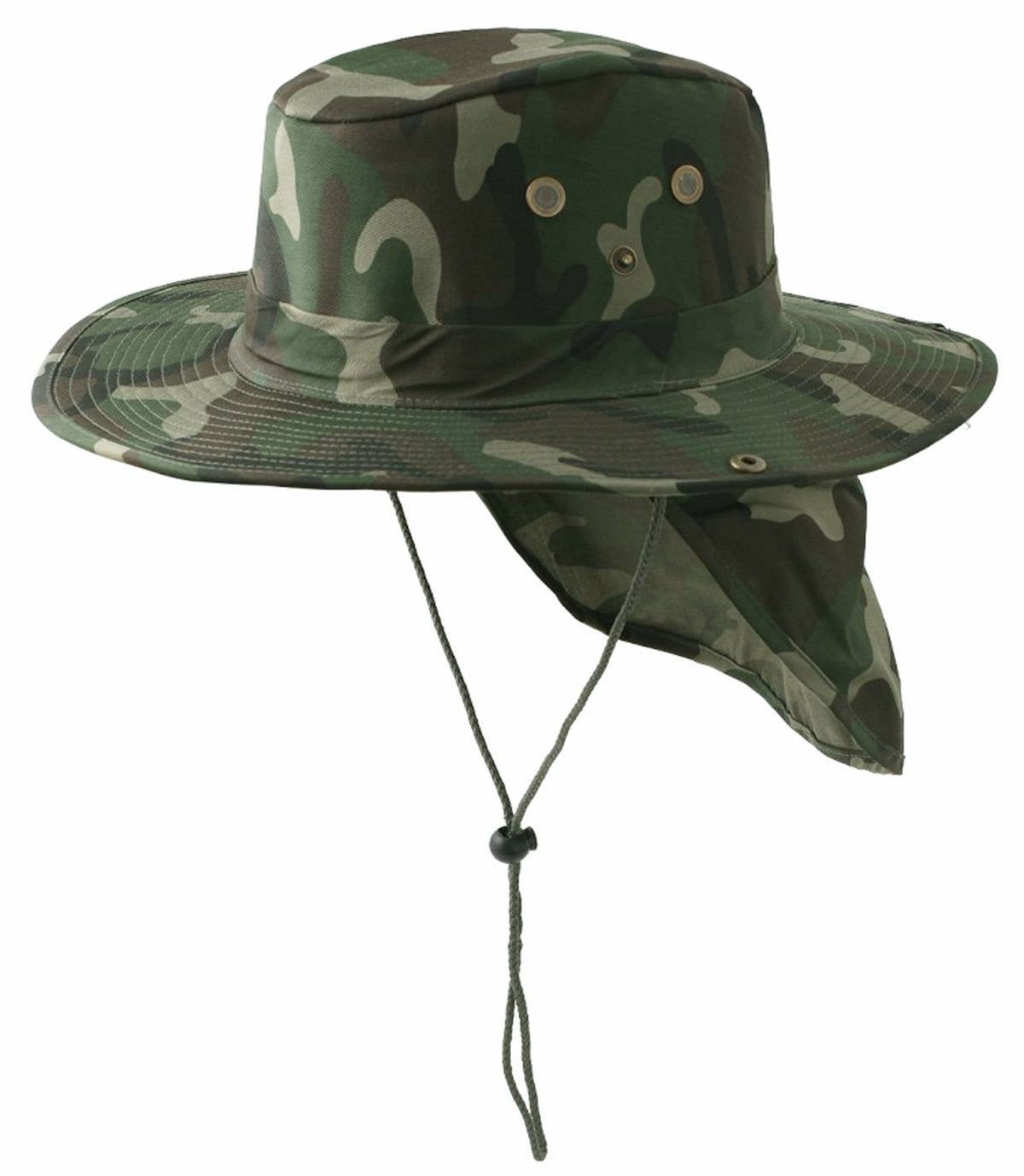Buy Caps and Hats Safari Boonie front view with wide brim for outdoor shading