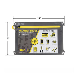 BUZBE Fast Flatz Bag Large with Quik View window allows quick content checks.