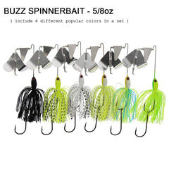 5/8 oz buzzbait in white color