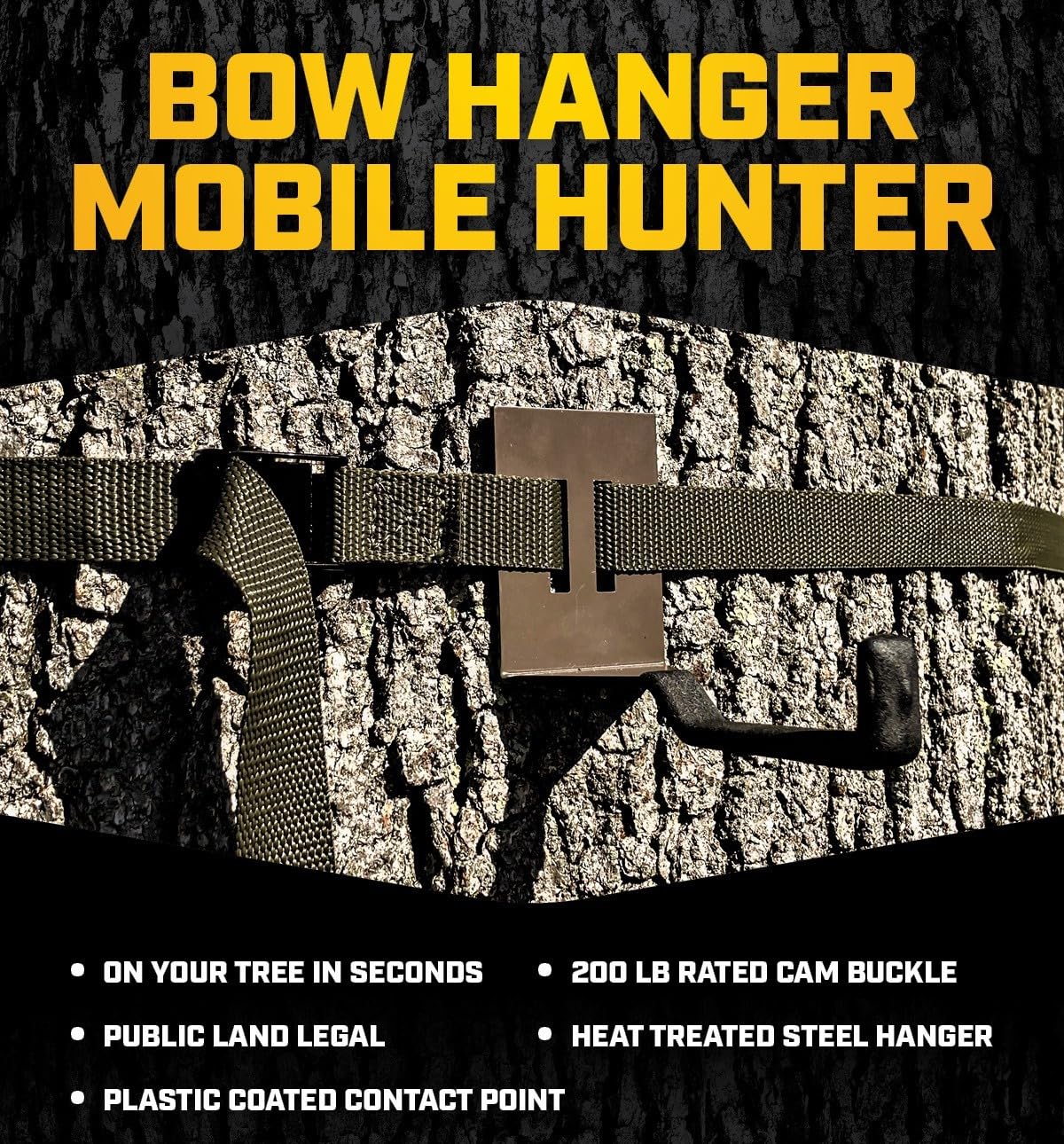 BWD Bow Hanger Mobile Hunter public land legal design for compliant hunts.