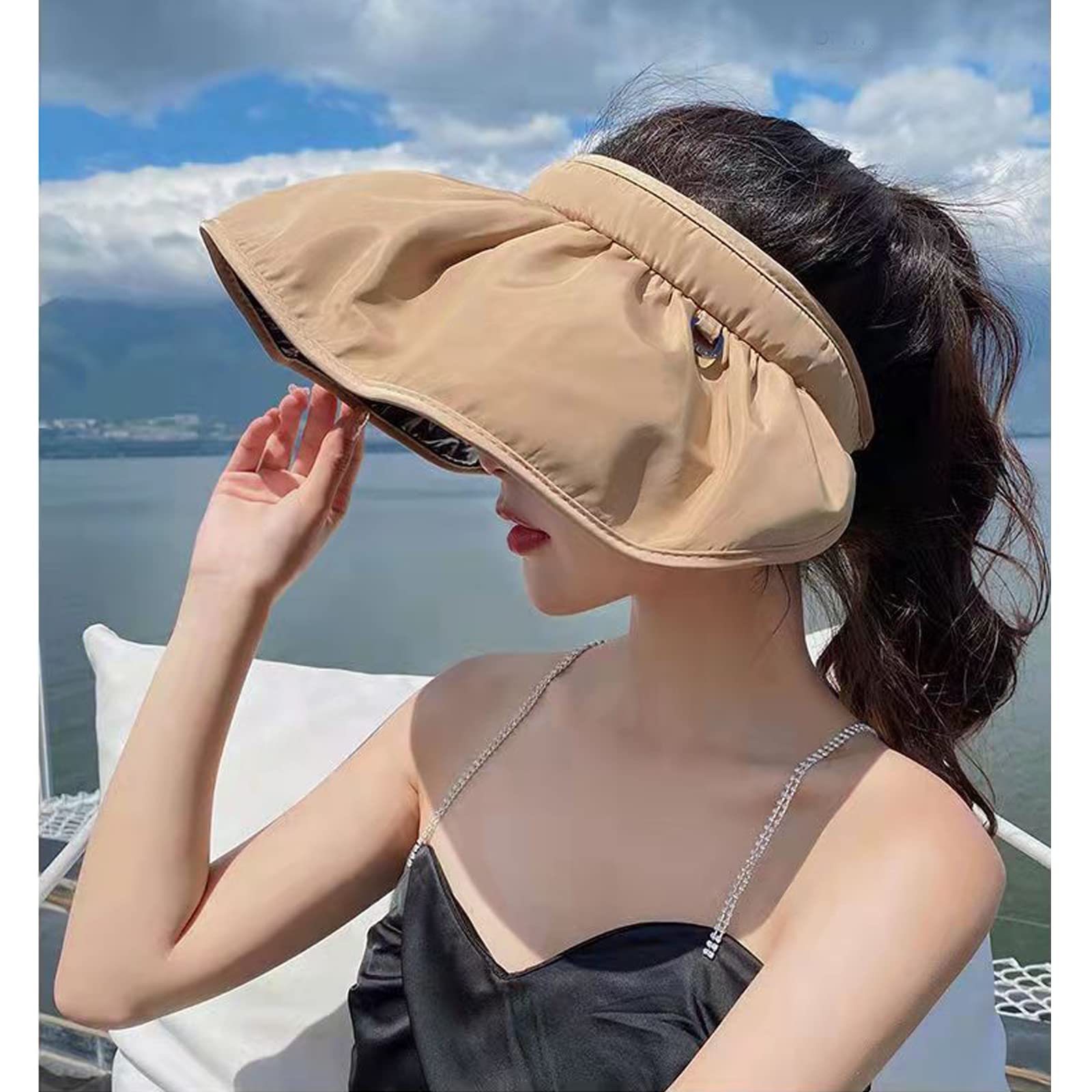 BXCNCKD Hat rolls into a hairband for versatile styling.
