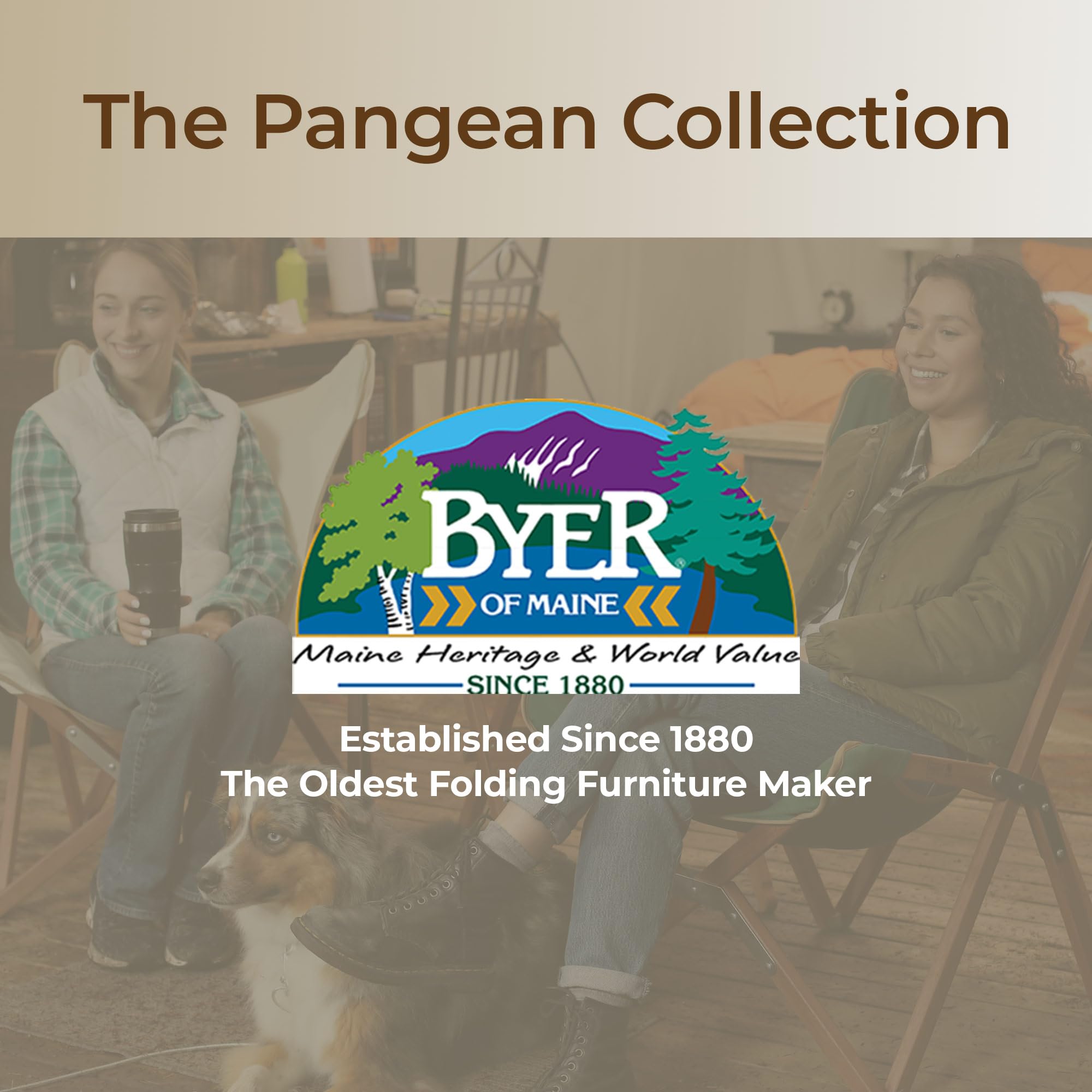 BYER OF MAINE Pangean Butterfly Chair preassembled and ready to sit