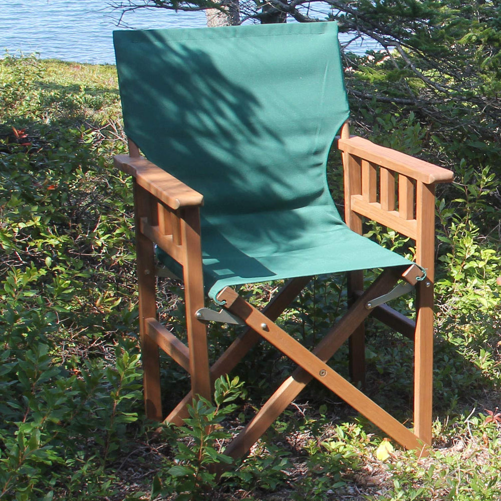 BYER OF MAINE Pangean Campaign Chair durable canvas for outdoor use over years.