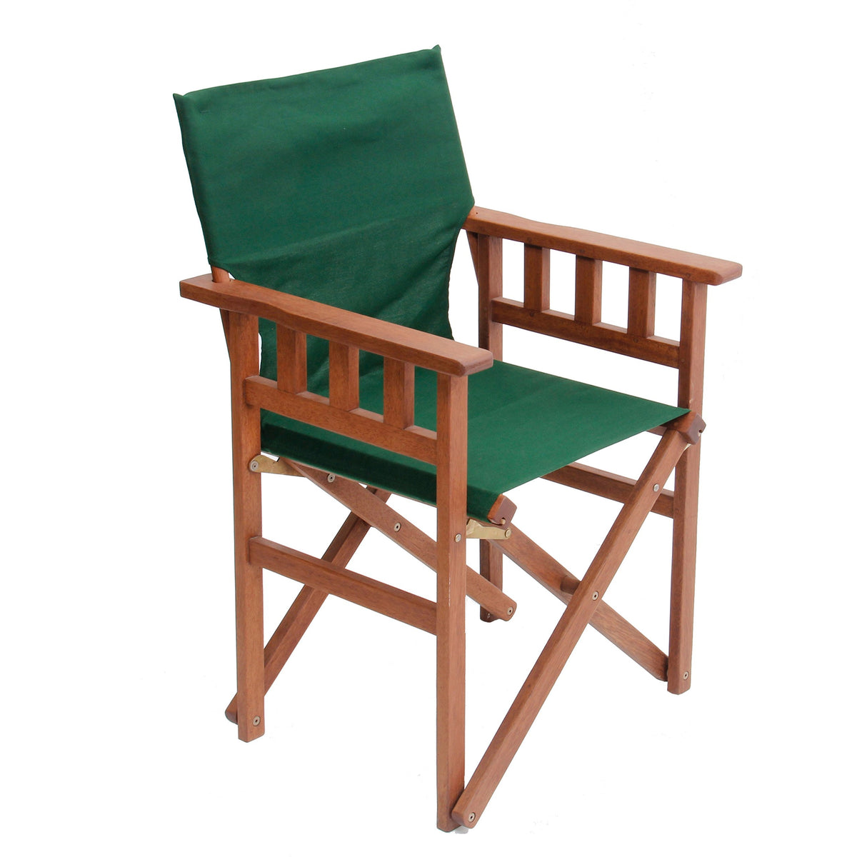 BYER OF MAINE Pangean Campaign Chair wood frame for sturdy outdoor seating.