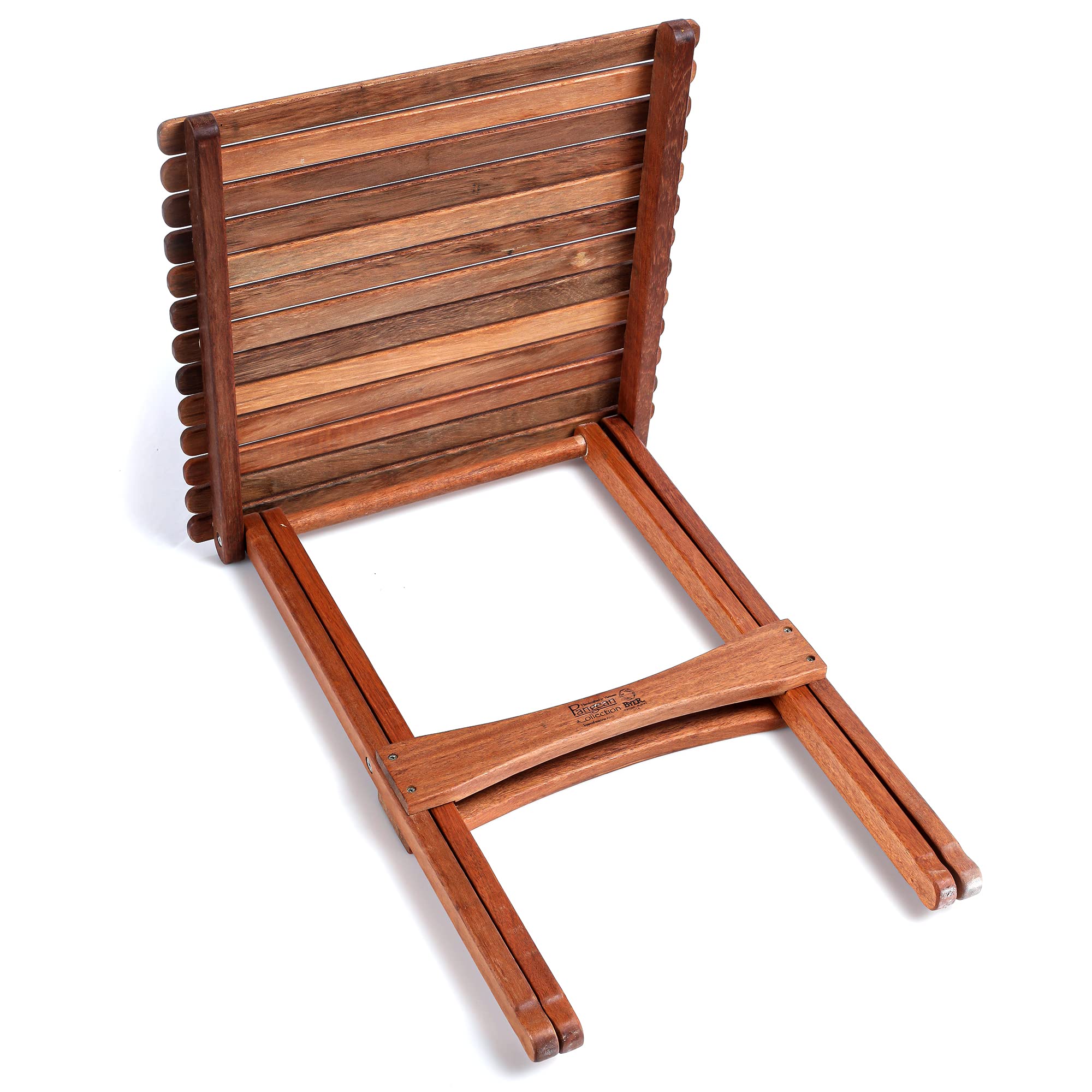 BYER OF MAINE Pangean folding table ready for a beach day.