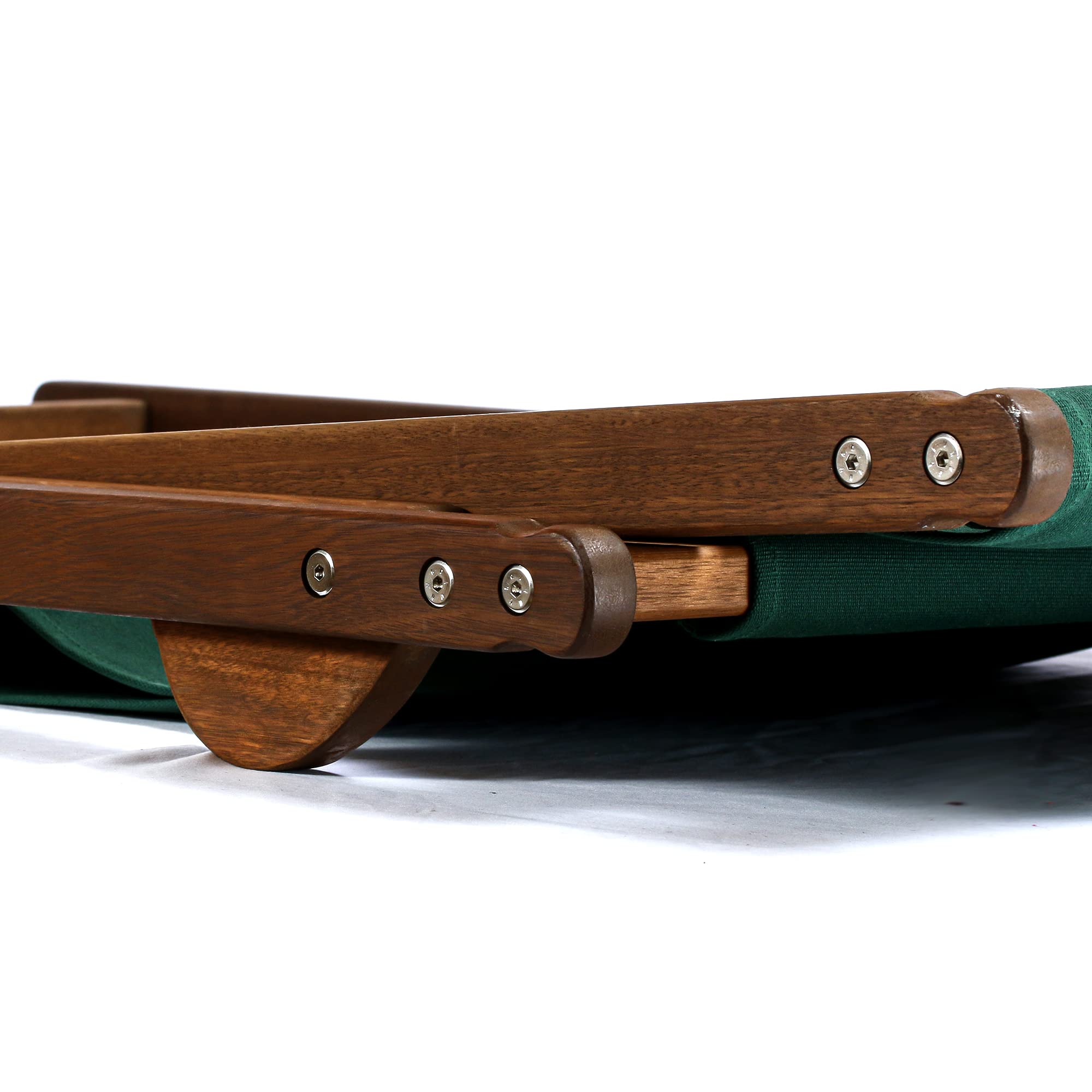 Byer of Maine Pangean Glider Chair canvas seat conforms to your body.