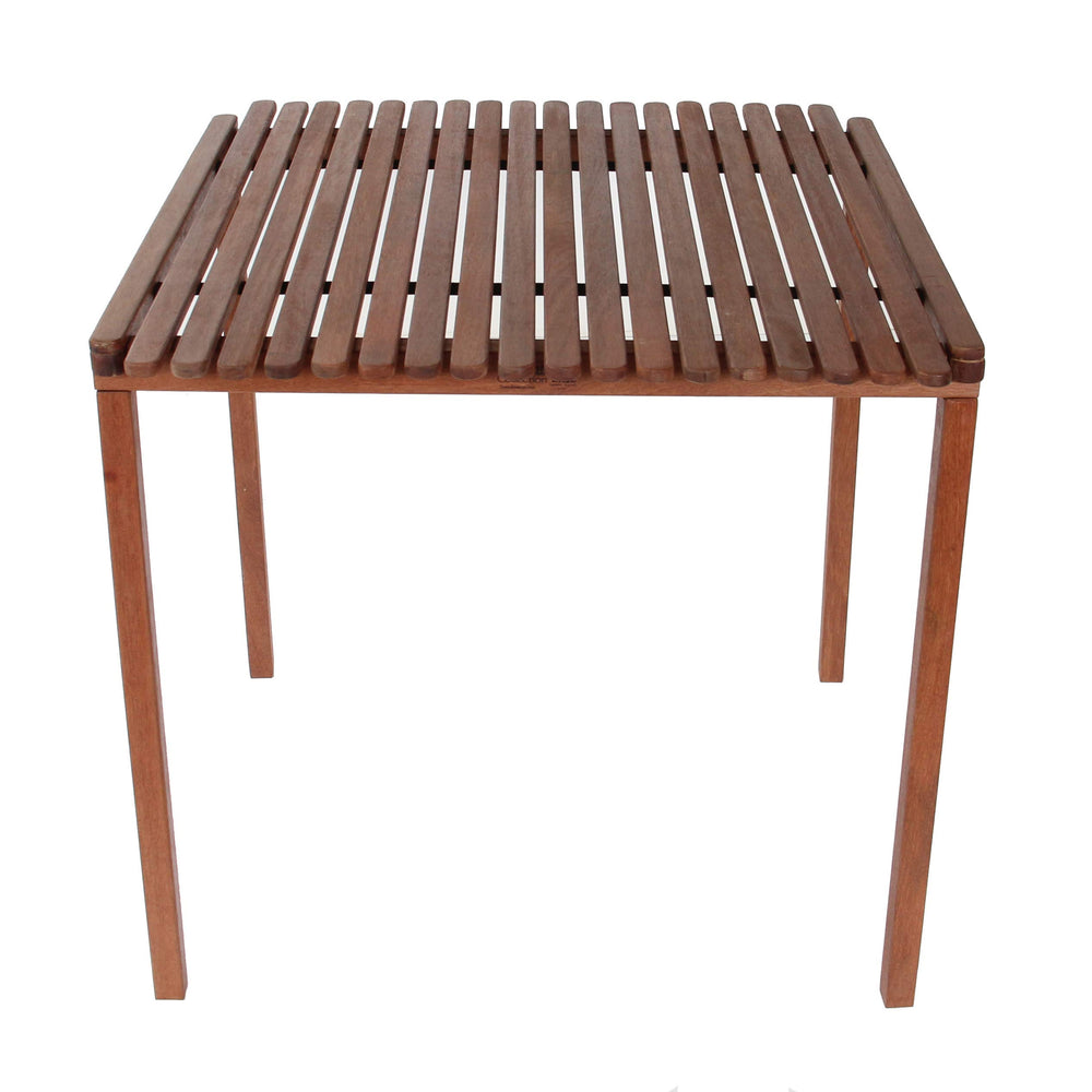 BYER OF MAINE Pangean Nomad folding table sturdy keruing wood for outdoor use