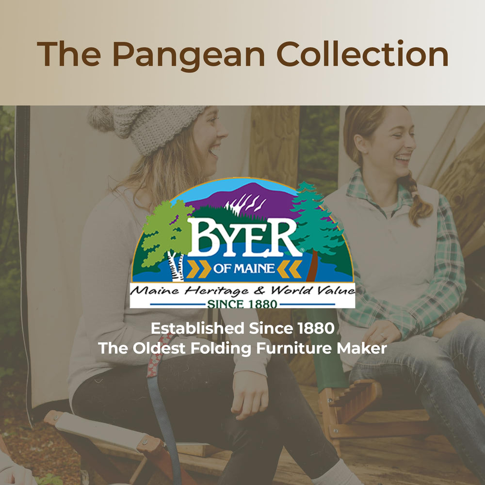 BYER OF MAINE Pangean stool perfect backyard lounge by the fire