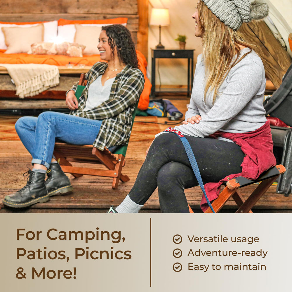 BYER OF MAINE Pangean stool easy assembly for quick setup outdoors