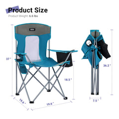 Byliable camping folding chair cup holder keeps drinks within reach during outdoor moments