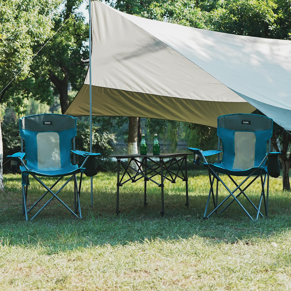 Byliable camping folding chair 600D Oxford fabric highlights durability and resilience