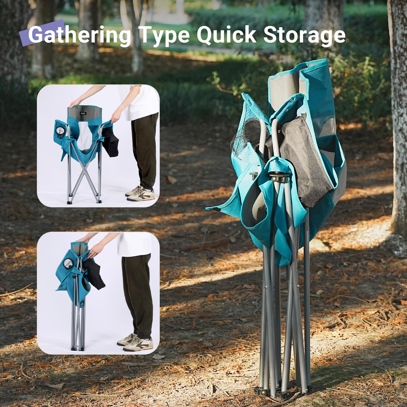 Byliable camping folding chair at beach scene for relaxed seating