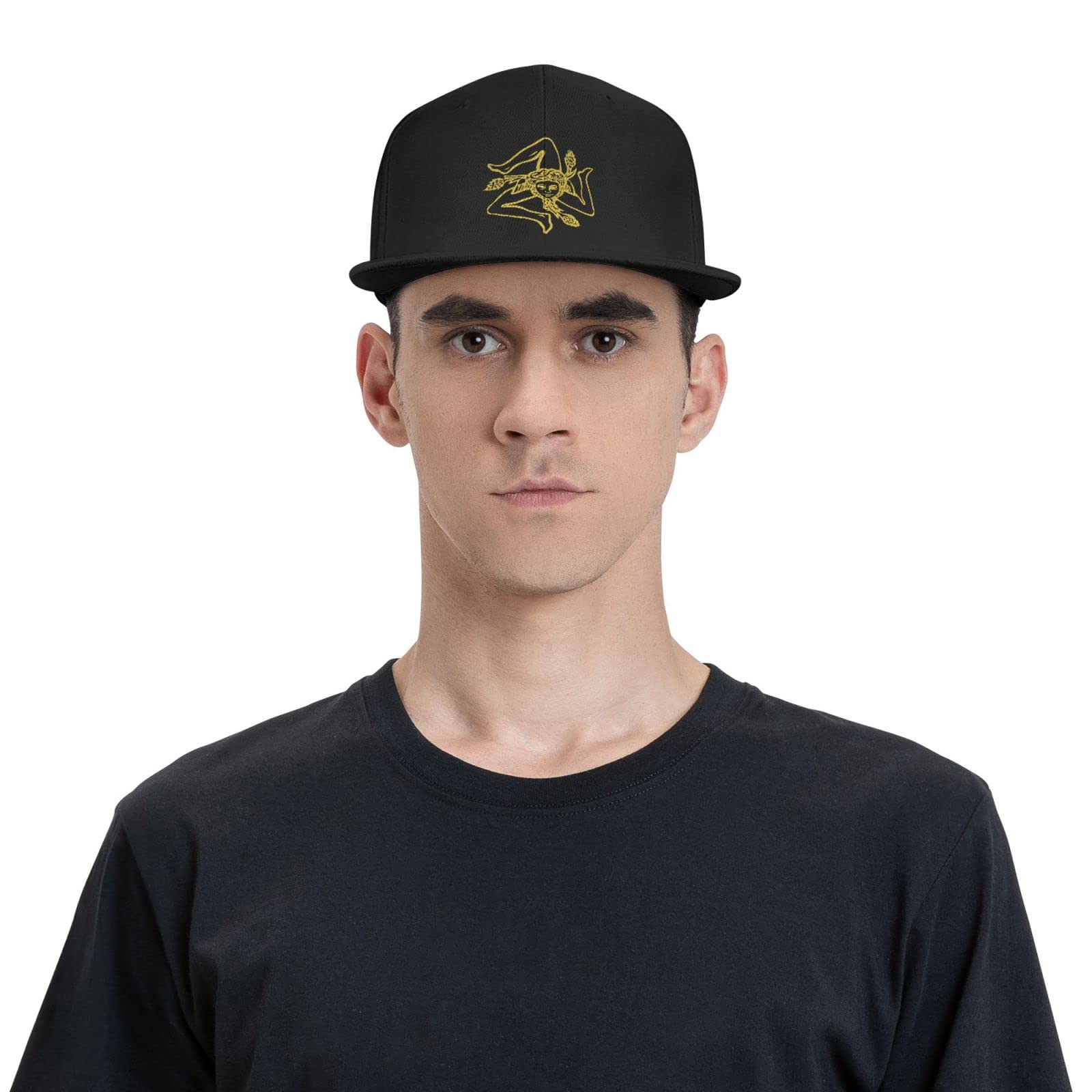 ByoBLu Sicilian Trinacria cap lightweight design for travel.