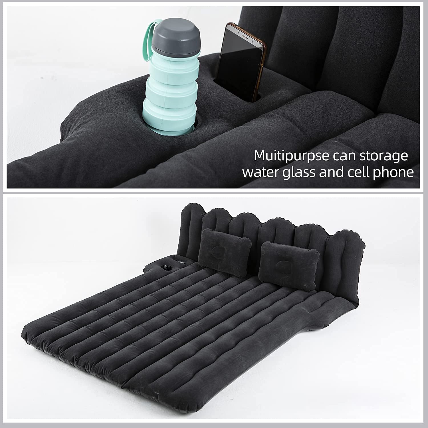Byomostor SUV air mattress adjustable headrest for customizable comfort