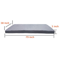 Close-up of Bzvystux memory foam showing contouring comfort and premium texture.