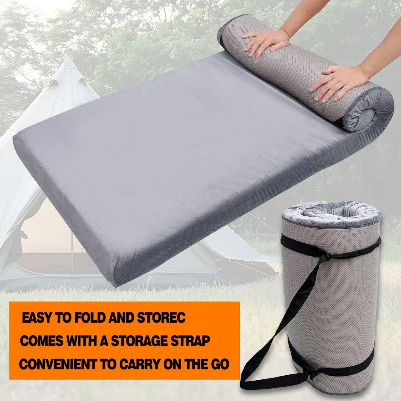 Bzvystux pad measures 78.74 by 37.99 by 2.99 inches for versatile setups.