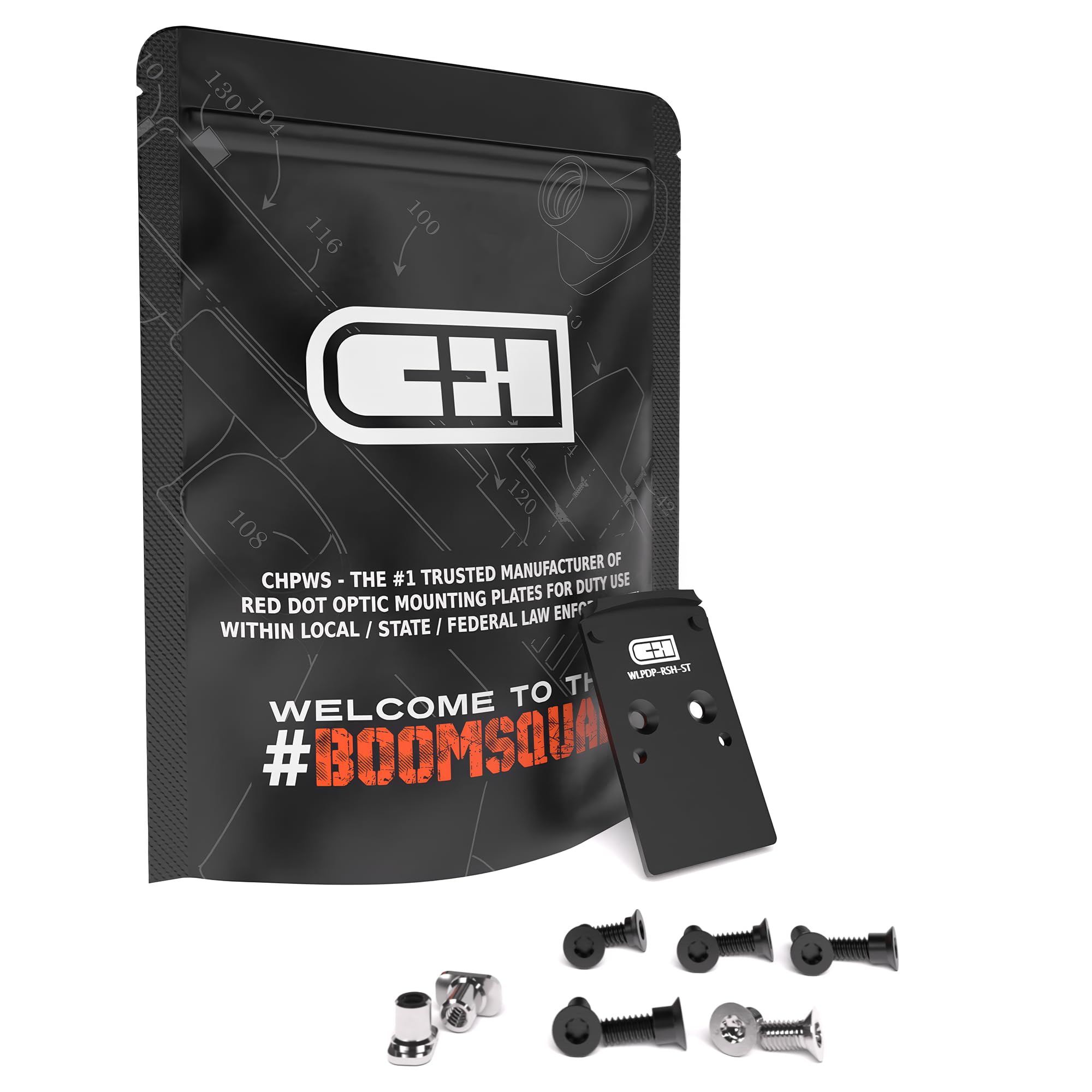 C+H USA-made precision plate for reliable optics