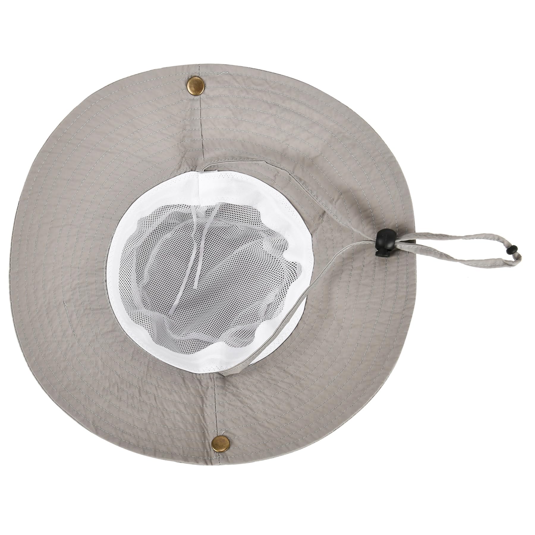 Interior view showing mesh lining in Cabahata kid sun hat