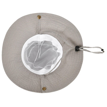 Interior view showing mesh lining in Cabahata kid sun hat